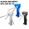 Tehlukesizlik sistemleri Turniket Slaqbaum sistemi ALPHA SECURITY 1 il zemanet